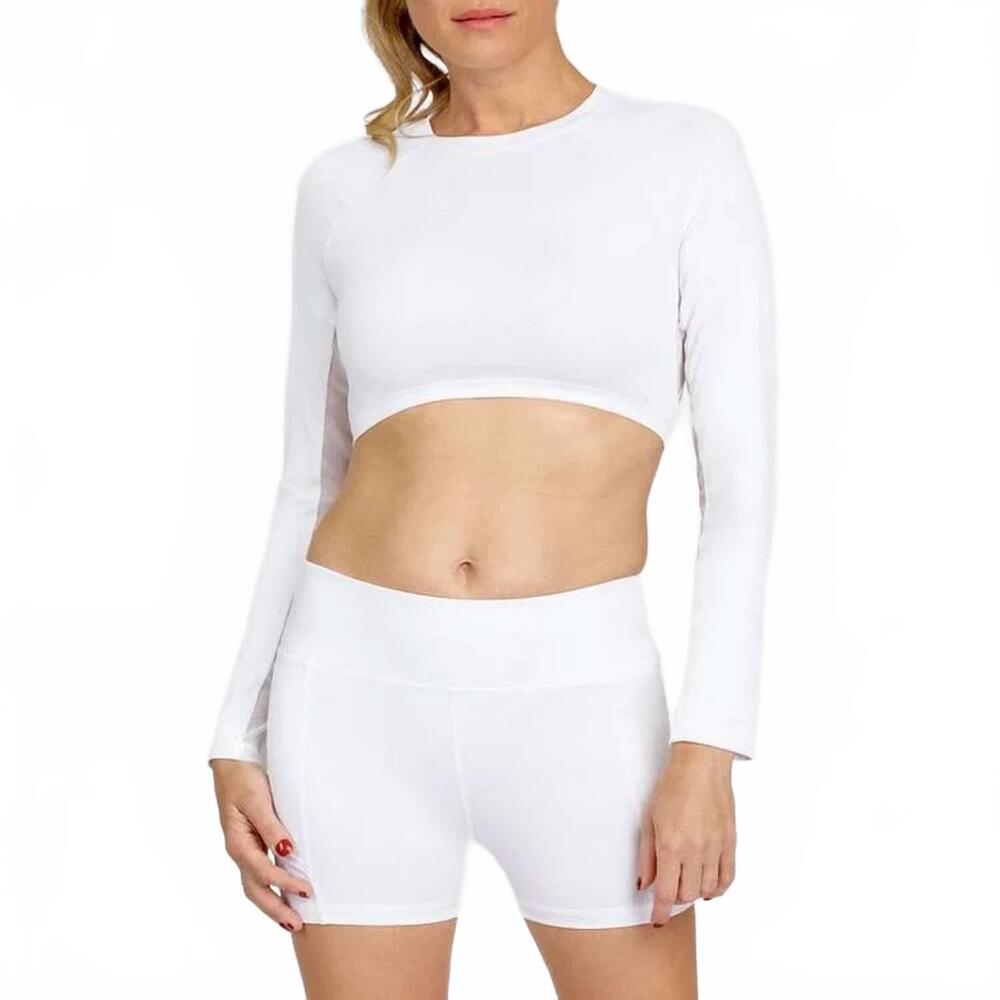 NEW TAIL ACTIVEWEAR sasha crop top in chalk